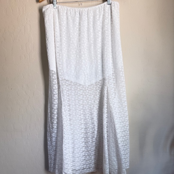 Wild Fable Target Lace Maxi Skirt Sheer White Western Women’s XXL - Picture 5 of 7